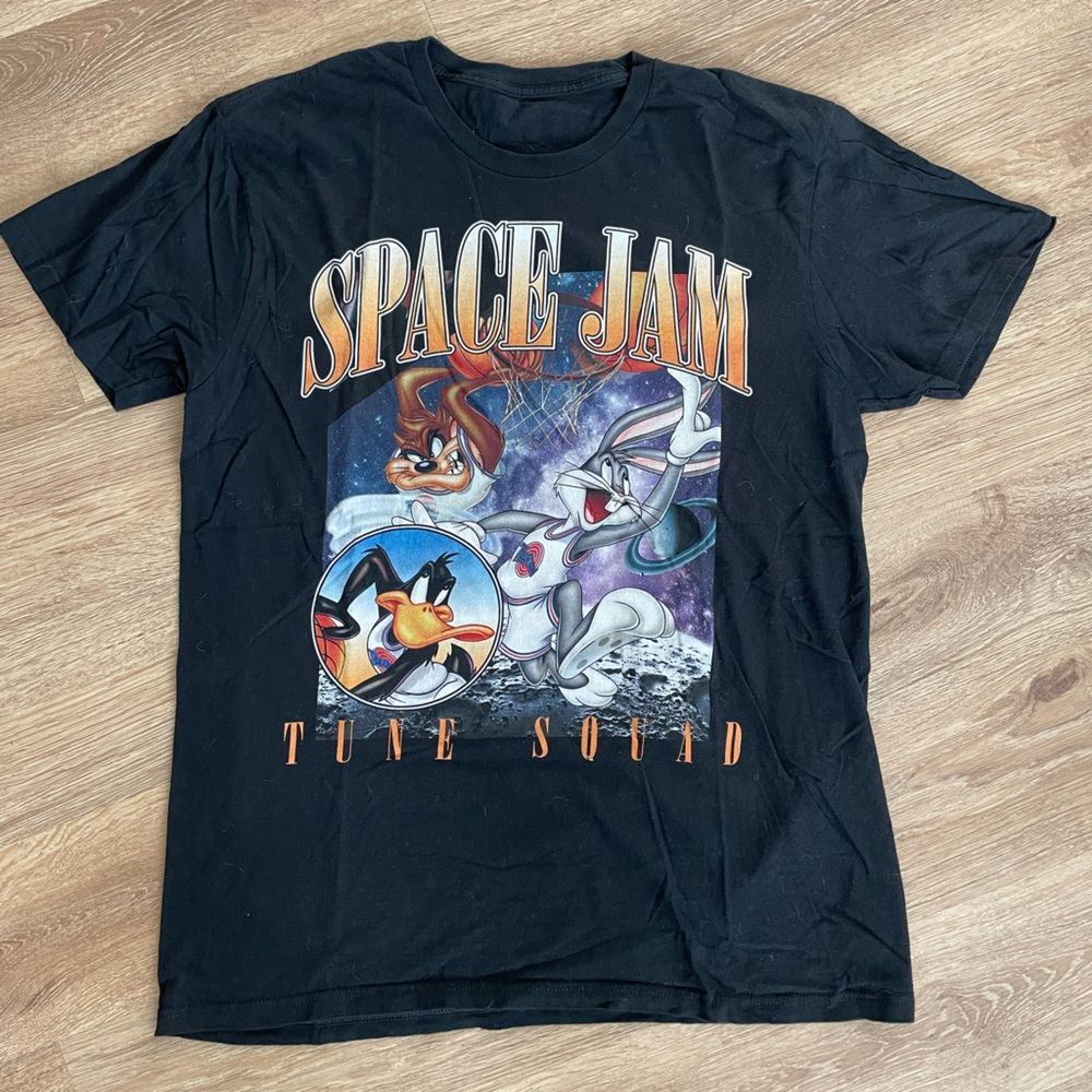 Warner Bros. Space Jam Black Tee